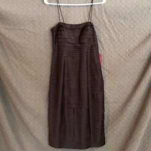 JS Collections Formal Brown Tiered Dress s…